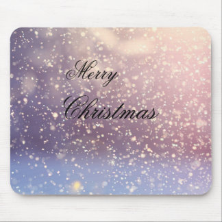 Mousepad Personalizar a nevada de Natal feliz