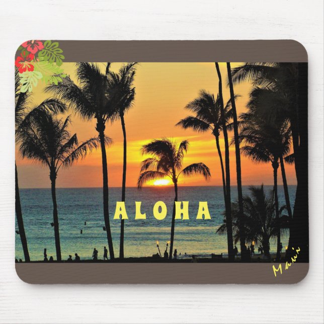 Mousepad Personalizar Aloha - Maui (Frente)
