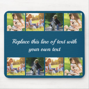 Mousepad Personalizar colagem e texto de fotos