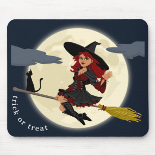 Mousepad Personalizar Design de Bruxas do Halloween