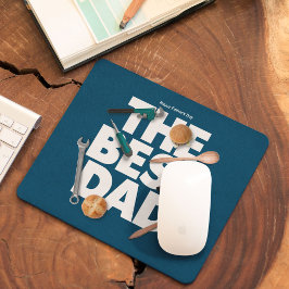 Mousepad Personalizar Dia de os pais Feliz | O melhor Pai e
