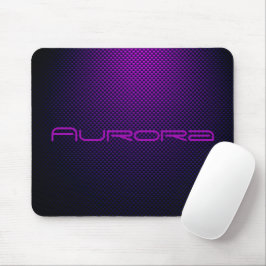 Mousepad Personalizar fibra de carbono preto violeta padron