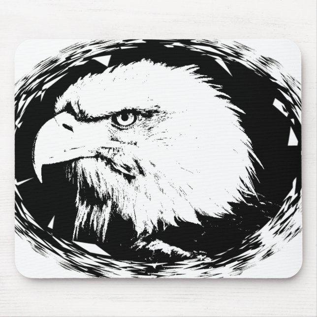 Mousepad Personalizar o Eagle Head Modern Pop (Frente)