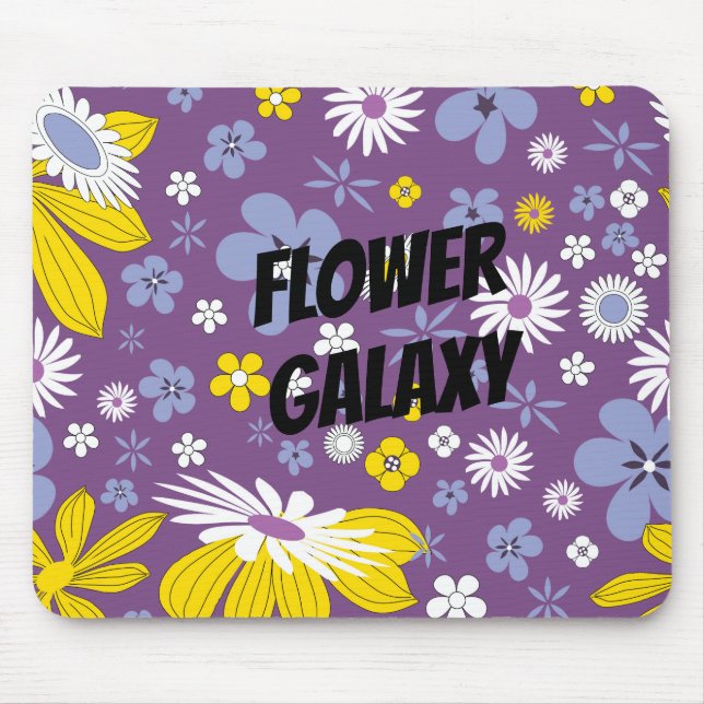 Mousepad Personalizar o GalaxY da Flor (Frente)