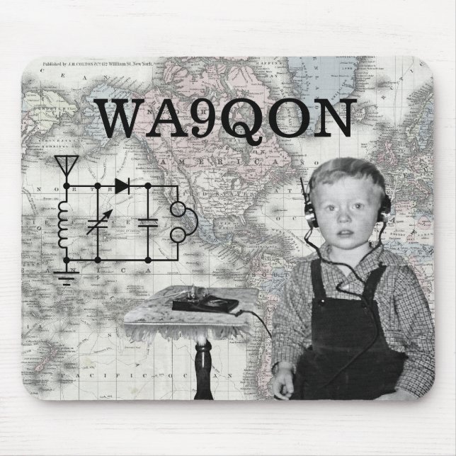 Mousepad Personalizar o Radio Letters (Frente)