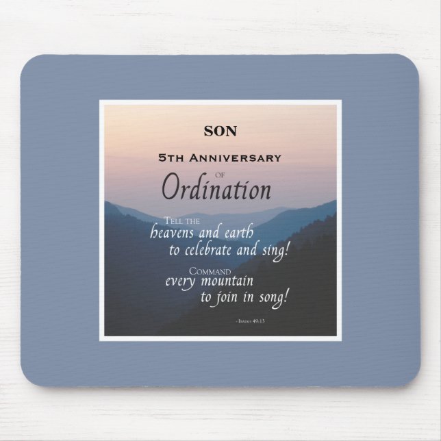 Mousepad Personalizar, ordenação de 5 (Frente)