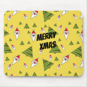 Mousepad Personalizar Papais noeis e Árvore de Natal