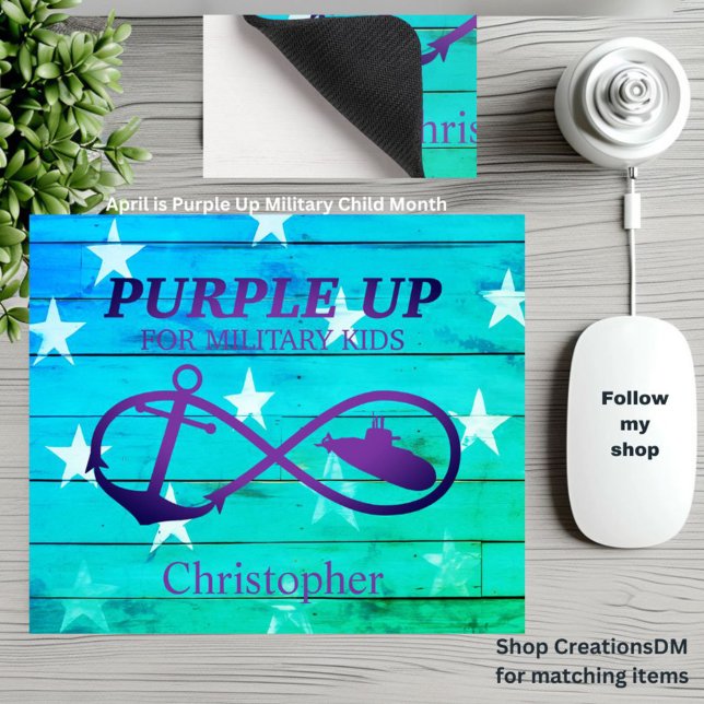 Mousepad Personalizar Roxo para Submarinos Militares (Criador carregado)