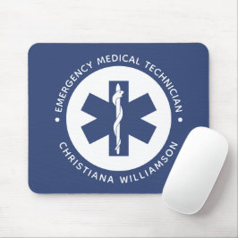 Mousepad Personalizar símbolo EMT - Técnico médico de emerg