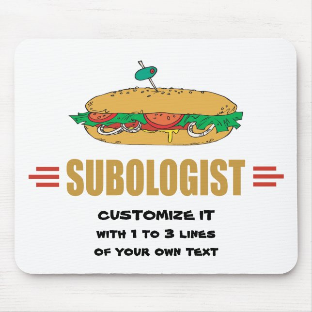 Mousepad Personalizar Subsanduíches (Frente)