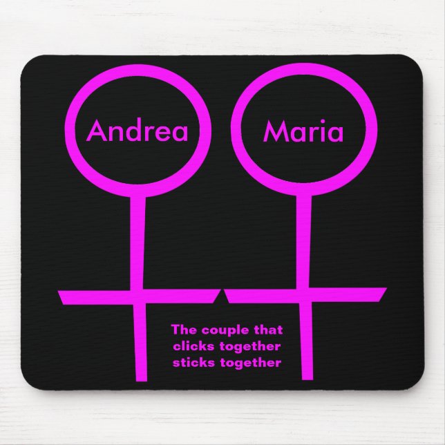 Mousepad Personalizável Lovers de Lésbica (Frente)