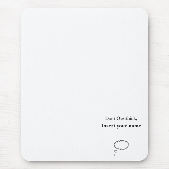 Mousepad Personalizável Não Superpense design (Frente)