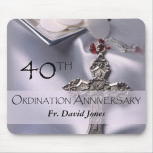 Mousepad Personalize, 40th aniversário Congrats da