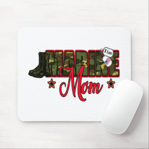 Mousepad Personalize a mãe marinha com a etiqueta de cão