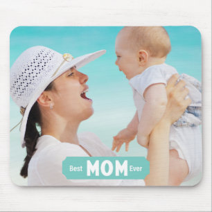 Mousepad Personalize a melhor mãe de fotos de todos os temp