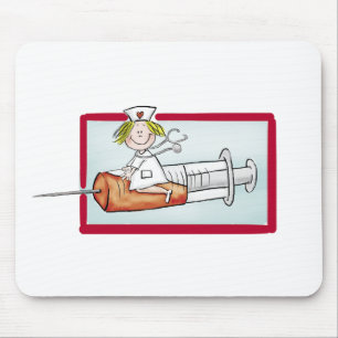 Mousepad Personalize com nome - enfermeira super