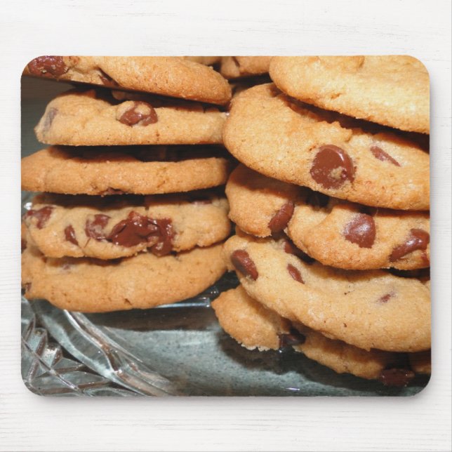 Mousepad Personalize Cookies Sobremesa Chocolate Chip Doces (Frente)
