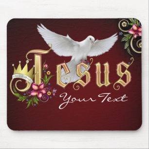 Mousepad Personalize Jesus É o Rei#2 Suporte de Mouse