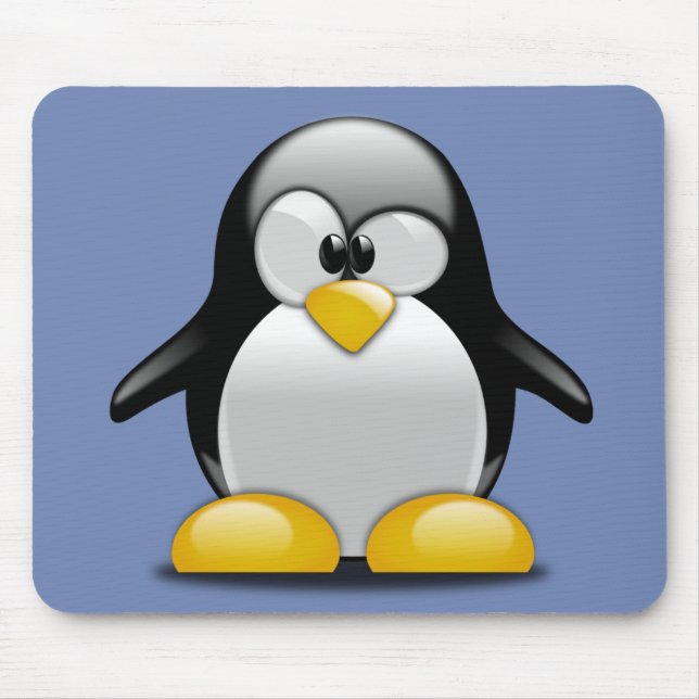 Mousepad Personalize pinguins bonitos (Frente)