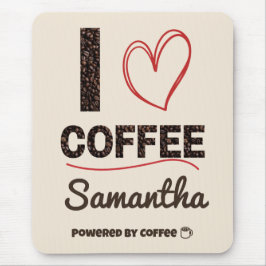 Mousepad Personalized Coffee Lover | Custom Barista Gift