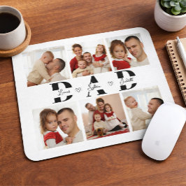 Mousepad Personalized Dad Photo Collage