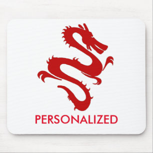 Mousepad Personalized Red Dragon