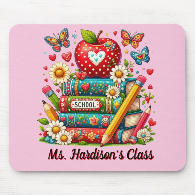 Mousepad Personalized Teachers School  (Frente)