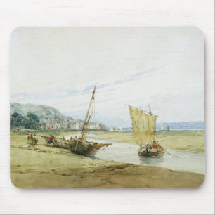 Mousepad Perto de Honfleur, c.1822 (w/c sobre a grafite no