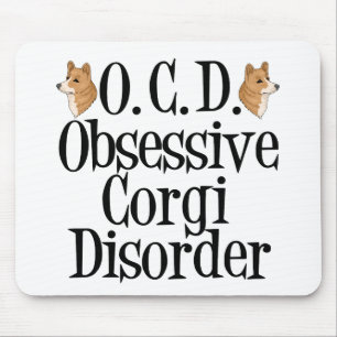 Mousepad Perturbação Obsessiva Corgi