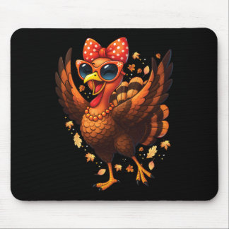 Mousepad Peru Dançando Dia de Ação de Graças Feminino Outon