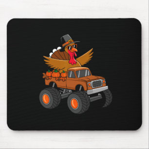 Mousepad Peru de Ação de Graças Andando de Caminhão Monstro