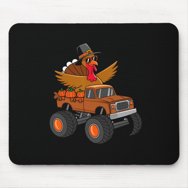 Mousepad Peru de Ação de Graças Andando de Caminhão Monstro (Frente)