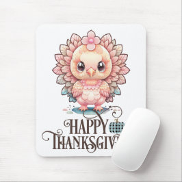 Mousepad Peru de Ação de Graças Fofo