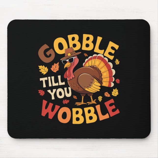 Mousepad Peru de Ação de Graças Grita Até Você Cambalear En (Frente)