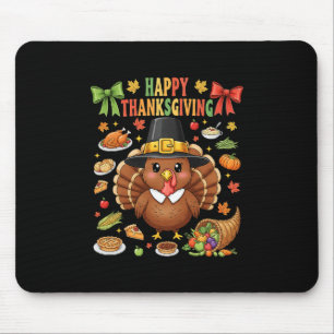 Mousepad Peru Fofa Feliz Ação de Graças Correspondência Fam