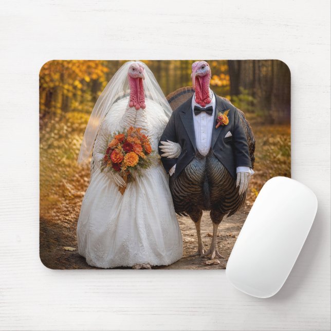 Mousepad Peruas noivas e noivos  (Com mouse)