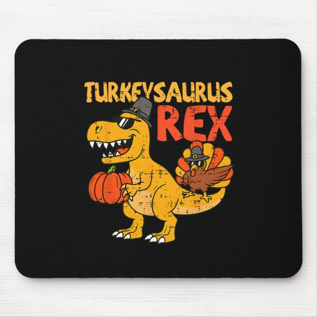 Mousepad PeruTiranossauro Rex Peru Dia de Ação de Graças Me (Frente)