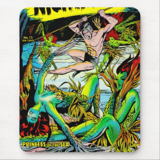 Mousepad Pesadelos, Sereia, Princesa Histórias em quadrinho