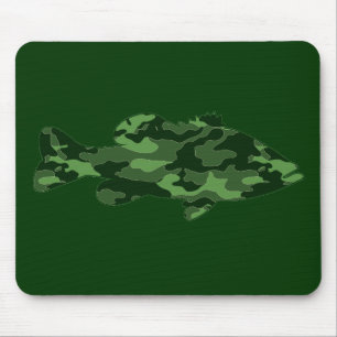 Mousepad Pesca da perda verde de Camo