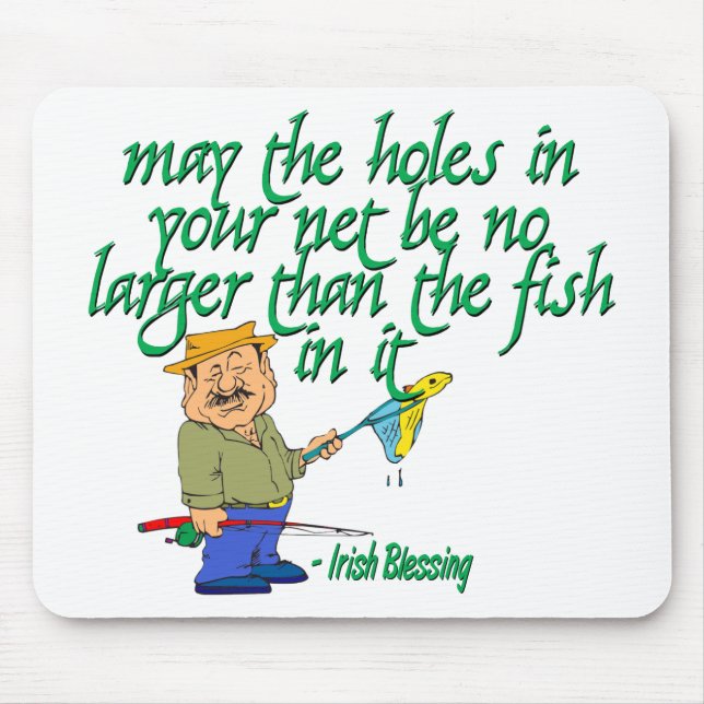 Mousepad Pesca de Bênção Irlandesa (Frente)
