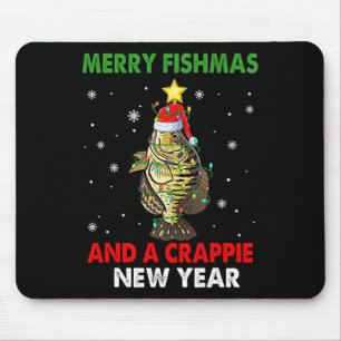 Mousepad Pesca De feliz E Um Café De Ano Novo Engraçado