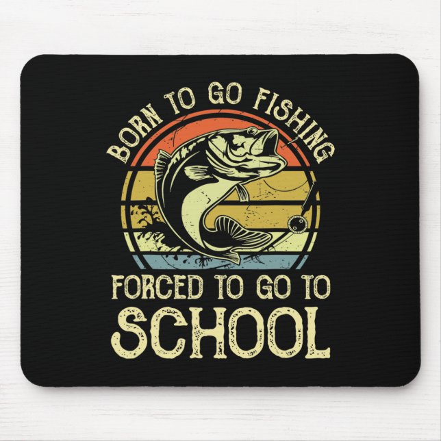 Mousepad Pesca De nasceres Forçada À Pesca De Peixe Funny B (Frente)