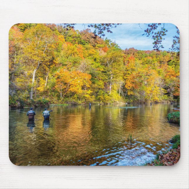 Mousepad Pesca de outono de Bennett Primavera (Frente)