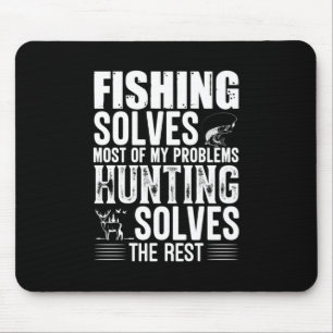 Mousepad Pesca De Peixe Resolve A Maioria Dos Meus Problema