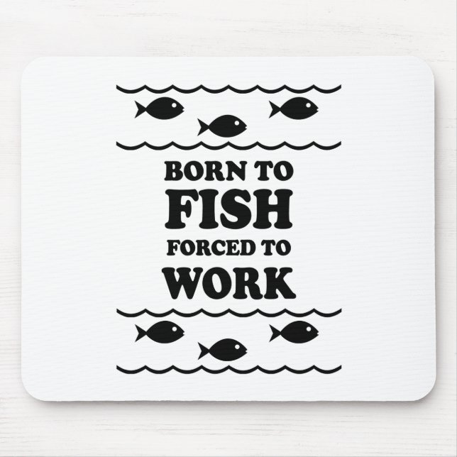 Mousepad Pesca engraçada (Frente)