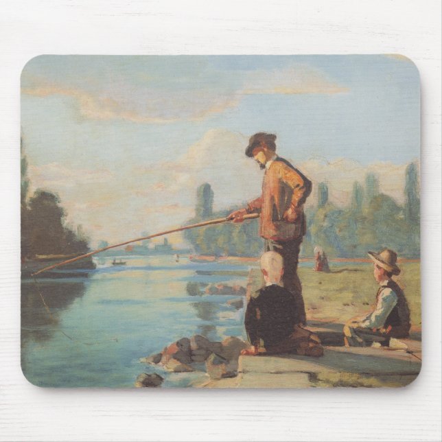 Mousepad Pescador (Pesca Ao Ar Livre) (Angling) (Rio) (Frente)