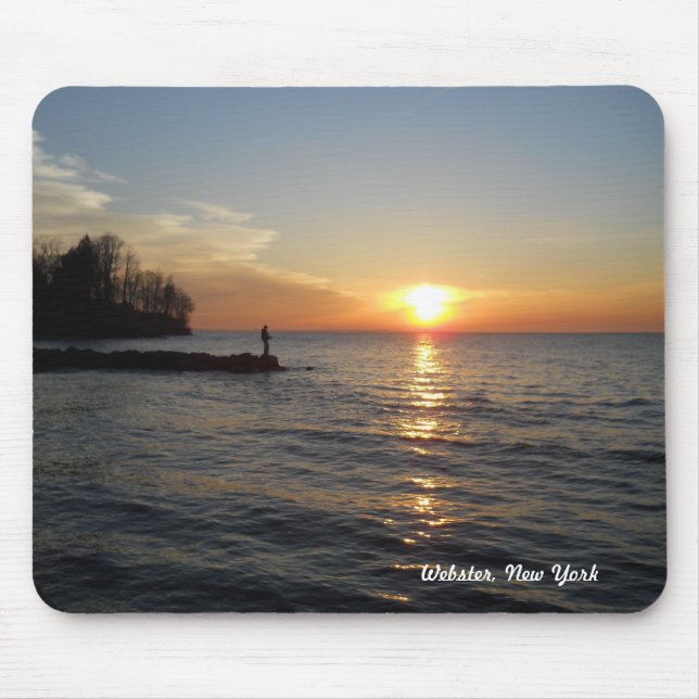 Mousepad Pescador & por do sol (Frente)