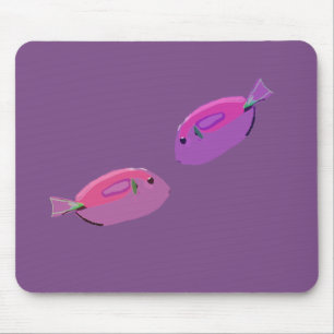 Mousepad Pescados rosados l Peixe Púrpura