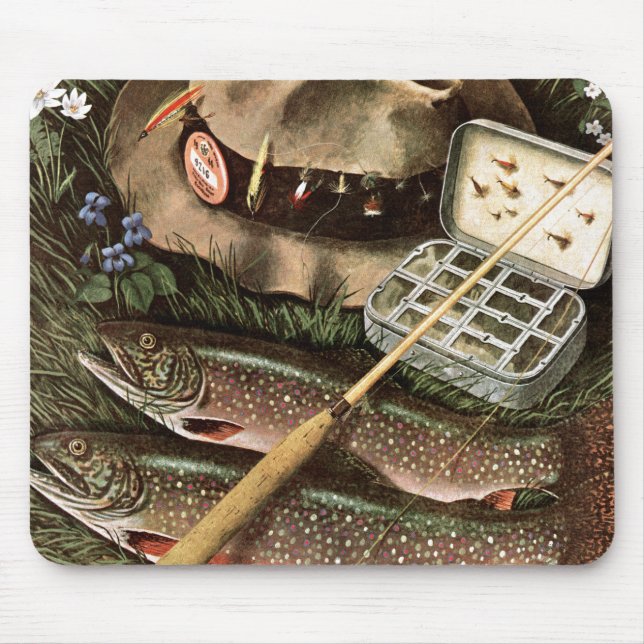 Mousepad Pescando ainda a vida (Frente)