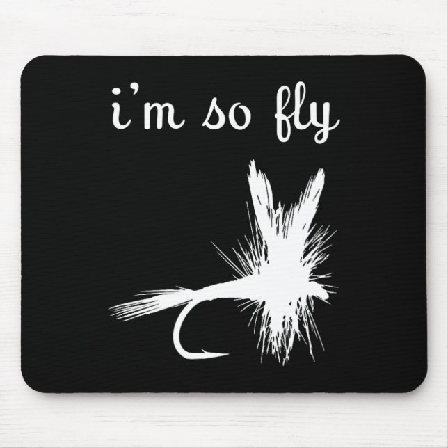 Mousepad Pescaria Divertida de Mosca (Frente)